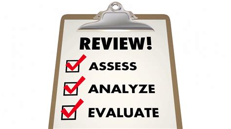 Review Clipboard Checklist Evaluation Words 3d Animation Motion