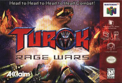Turok Rage Wars Nintendo 64 Game