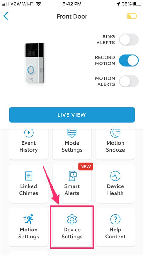 After releasing it, the ring light located on the front will flash. How to reset your Ring doorbell or remove it from your account
