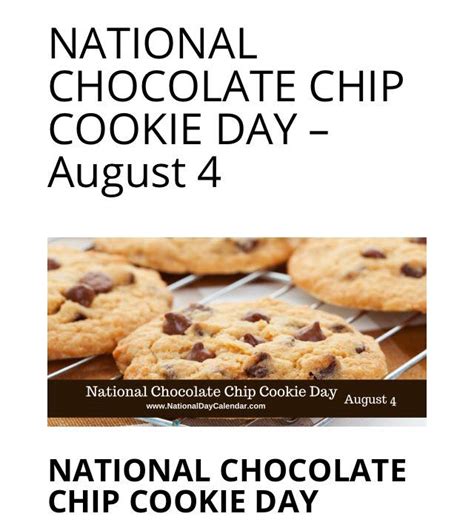 National Chocolate Chip Cookie Day Wishes Images Whats Up Today