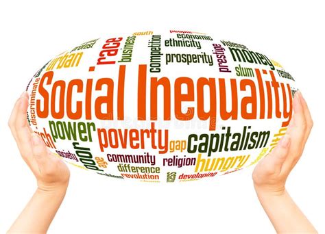 Social Inequality Word Cloud Concept 4 Stock Illustration