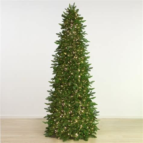 75 Ft Pre Lit Natural Slim Easy Setup Christmas Tree With Warm White