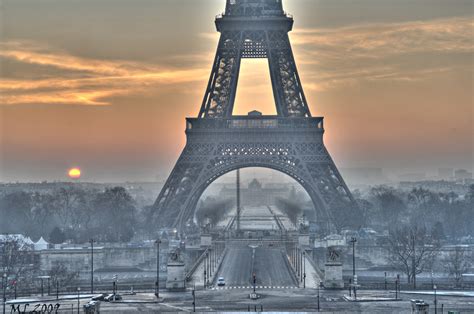 The Eiffel Tower Paris In The Winter Most Beautiful