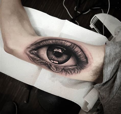 Human Eye On Guys Arm Best Tattoo Design Ideas