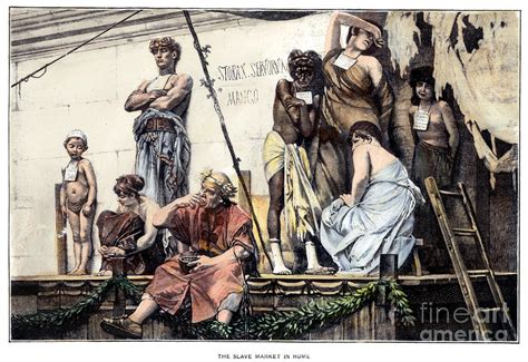 Ancient Rome Slave Market Photograph By Granger