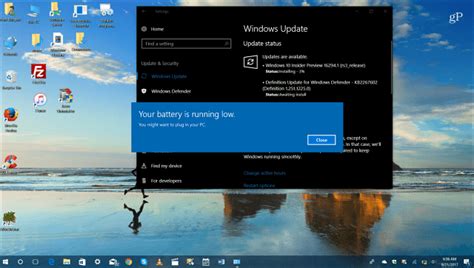 How To Adjust The Reserve Battery Level On A Windows 10 Laptop Revinews