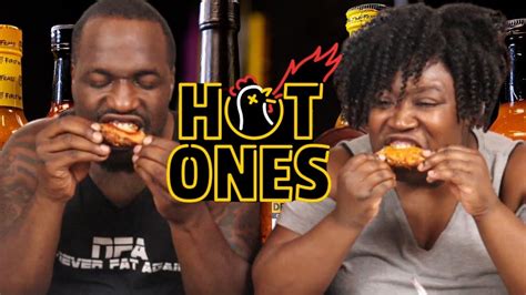 Hot Ones Spicy Wings Challenge Celebrity Heights Edition Youtube