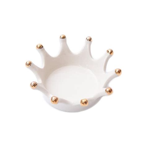 ceramic crown shaped tealight candle holder dongsheng