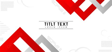 Modern Banner Simple Red And White Background Modern Banner Modern