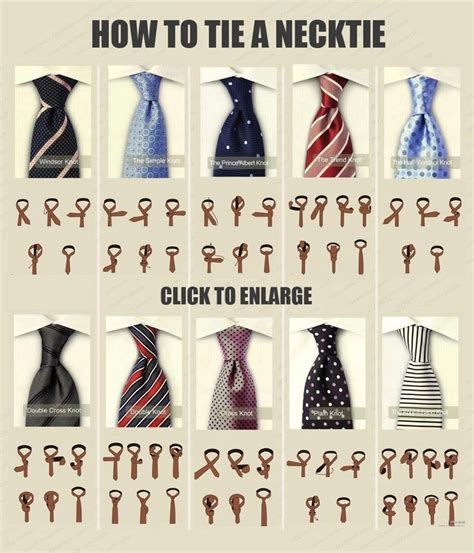 Different Neck Tie Knots And How To Knot Them Styles De Mode Pour