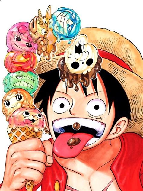 Luffy And The Icecream Crew One Piece Personajes De Anime Dibujos De