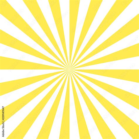 Vecteur Stock Sun Yellow Rays Or Stripesbackground Vector Yellow Sun