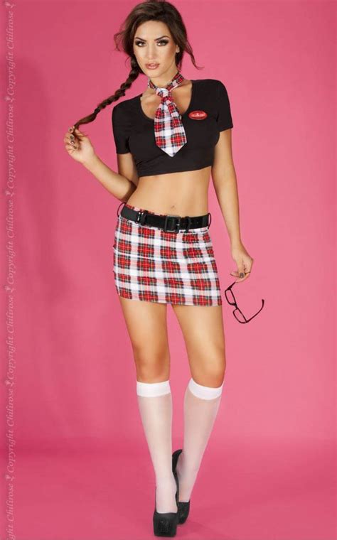 Chilirose Schoolgirl Costume Ginger Candy Ginger Candy Lingerie