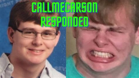 Callmecarson Responded For The Final Time Youtube