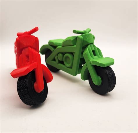 Motorcycle - Print in Place PLUS (See Video) by Triple G Workshop