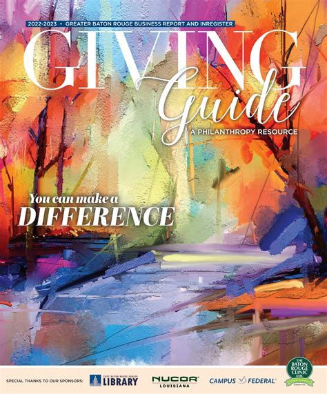 Giving Guide 2022-2023 by Baton Rouge Business Report - Issuu