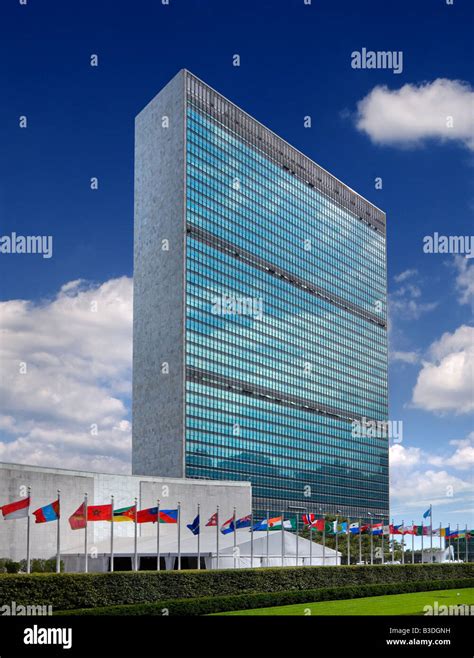 The United Nations Building In New York City Ny Stock Photo Alamy