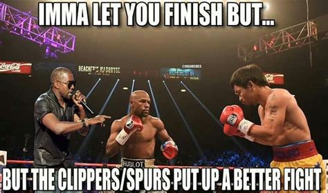 The biggest subreddit dedicated to providing you with the meme templates you're looking for. Spurs/ Clippers vs Pacquiao | Nba funny, Basketball funny, Nba memes