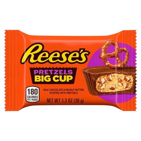 Save On Reeses Pretzels Big Cup Milk Chocolate And Peanut Butter Order