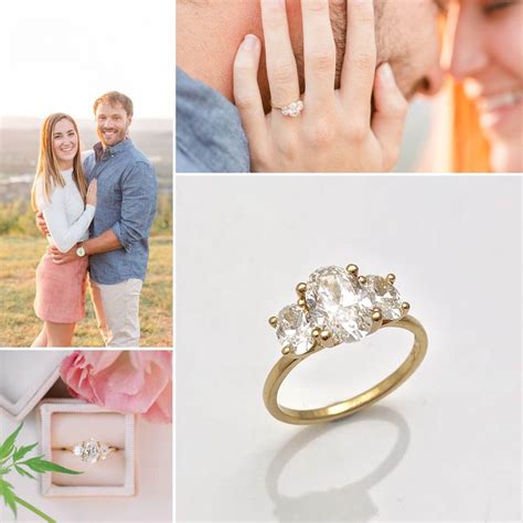 Engagement Proposal With A Ring From Formia Design Custom Jewelry