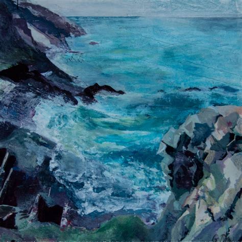 Cornish Seascape Print Gill Drew Artist