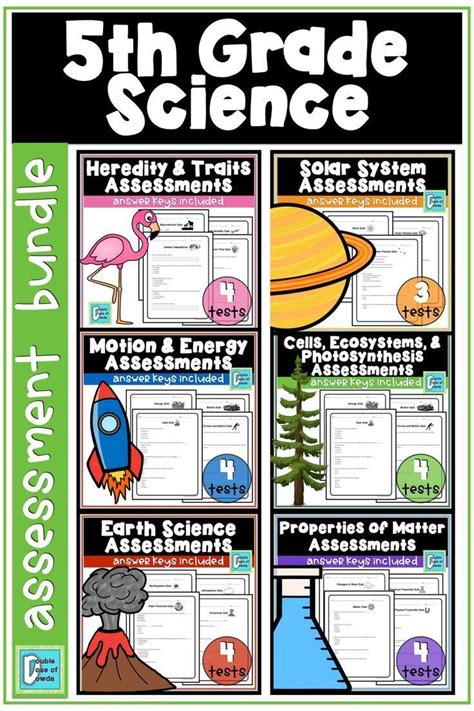 The book offers a comprehensive study of science for fifth graders. 5th Grade Science Assessment Bundle in 2020 | Science ...