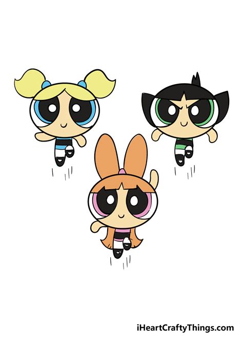How To Draw Bubbles From The Powerpuff Girls Step By Forcesurgery24