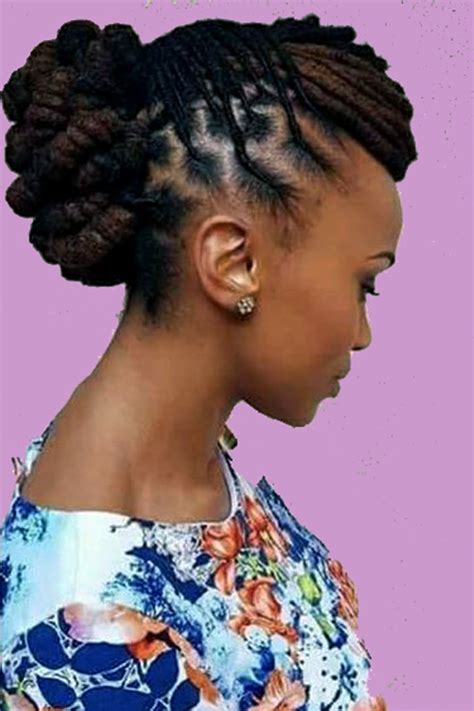 Dreadlocks Hairstyle Ideas For Black Women Coiffure Cheveux Naturels Coiffure Locks Coiffure