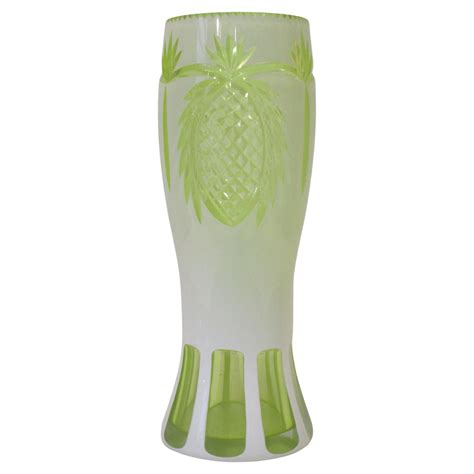 Bohemian Cut Glass Vase In The Alhambra Form Circa 1860 At 1stdibs