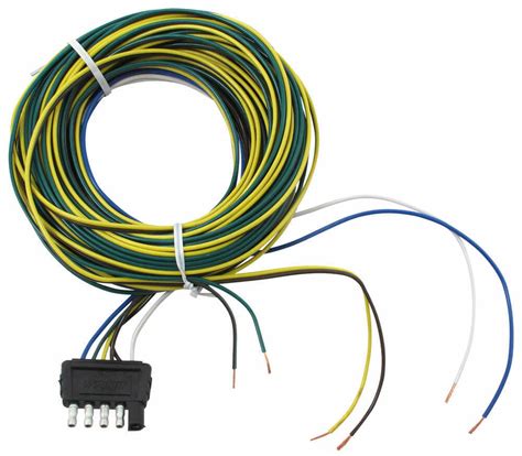 If your vehicle is not equipped with a working trailer wiring harness, there are a number of different solutions to provide the perfect fit for. Wesbar 5-Pole Flat Connector - Wishbone Style - Trailer End - 40' Long Wesbar Wiring W002290