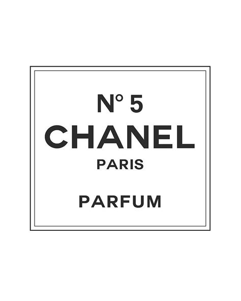 Printable Chanel Perfume Label