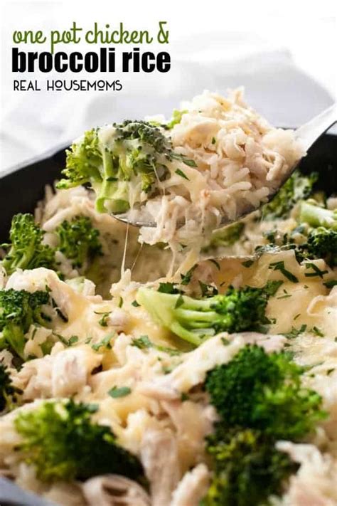 After the rice has been cooking for about 8 minutes add the broccoli to the rice and put the lid back on. One Pot Chicken and Broccoli Rice with Video ⋆ Real Housemoms