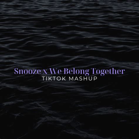 Snooze X We Belong Together Tiktok Mashup Remix Song And Lyrics