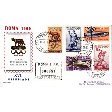 La capitale italiana si trasformò radicalmente grazie agli ingenti. FDC ITALIA 1960 OLIMPIA - 885 Olimpiadi Di Roma ...