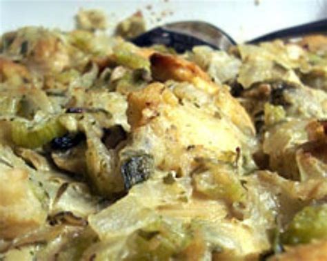 Oyster Dressing Recipe Oyster Stuffing Recipe Whats Cooking America