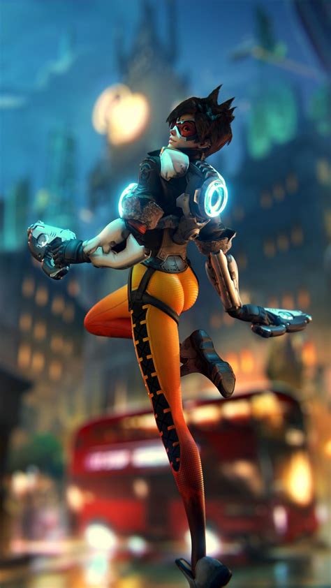 Tracer Overwatch 1 Model Ingame