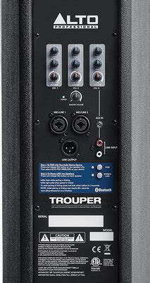 Alto Professional Trouper Akt Vny Reprobox Muziker