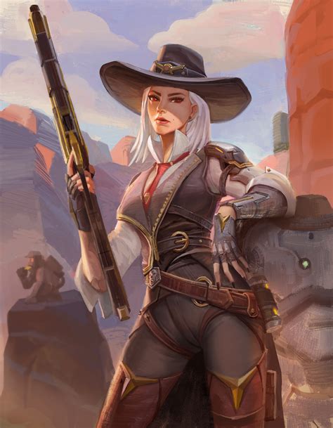 Ashe Overwatch By Gantzu On Deviantart