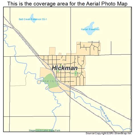 Aerial Photography Map Of Hickman Ne Nebraska