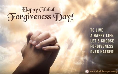 Happy Global Forgiveness Day By Dada Bhagwan Dada Bhagwan