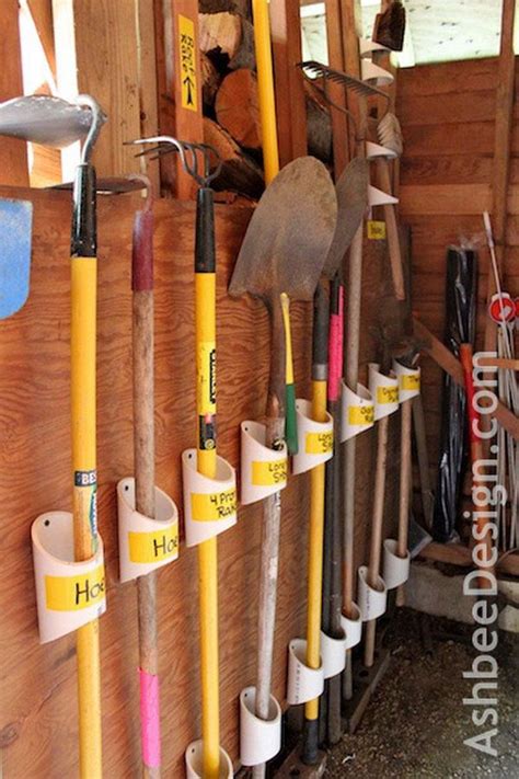 Organize Your Tools With Pvc Pipe Check Out The Tutorial Organisation