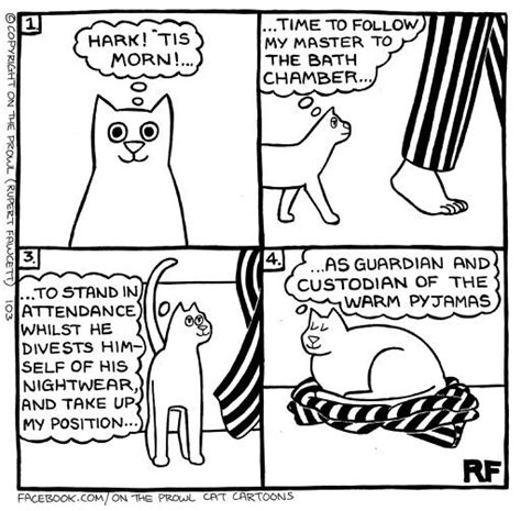 Pin By Laurel Glasco On On The Prowl Cat Cartoons And Other Artists Cartoon Cat Warm Pajamas