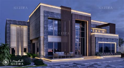 Beautiful Modern Villa In Dubai Algedra Design Archinect