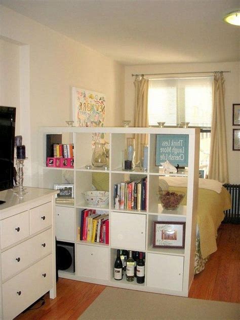 One of the biggest challenges of studio apartments is deciding how to multiply rooms when you only have one. 81+ Unbelievable Room Dividers and Separators With Selves ...