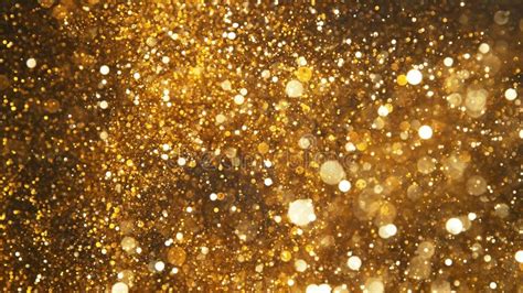 Explosion Of Golden Glitter Dots Stock Photo Image Of Colorful