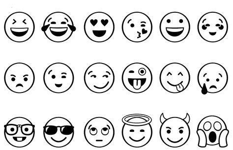 Whatsapp emoji bedeutung gesucht hier findest du eine komplette liste aller whatsapp smileys mit. Ausmalbilder Whatsapp Emojis Zum Ausdrucken : Ausmalbilder ...