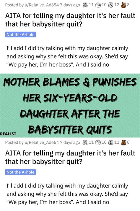 Mother Blames And Punishes Her Six Years Old Daughter After The
