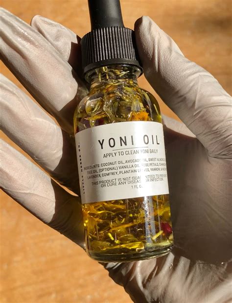 Herb Infused Yoni Vagina Oil Vaginal Care Etsy
