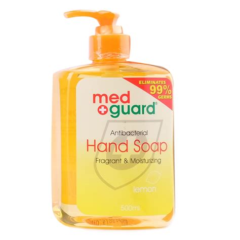 Med Guard Lemon Anti Bacterial Hand Soap 500ml Watsons Philippines
