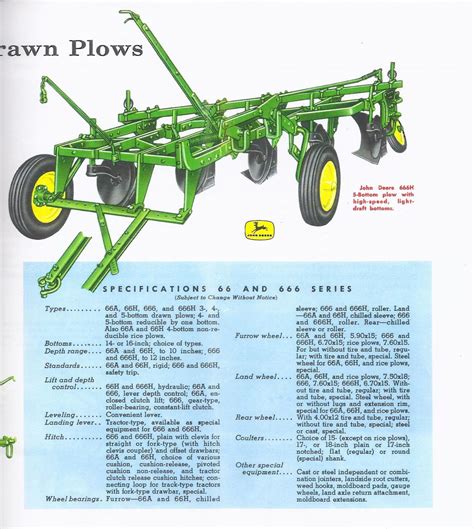 The Plow Guy Identify Your John Deere Plow